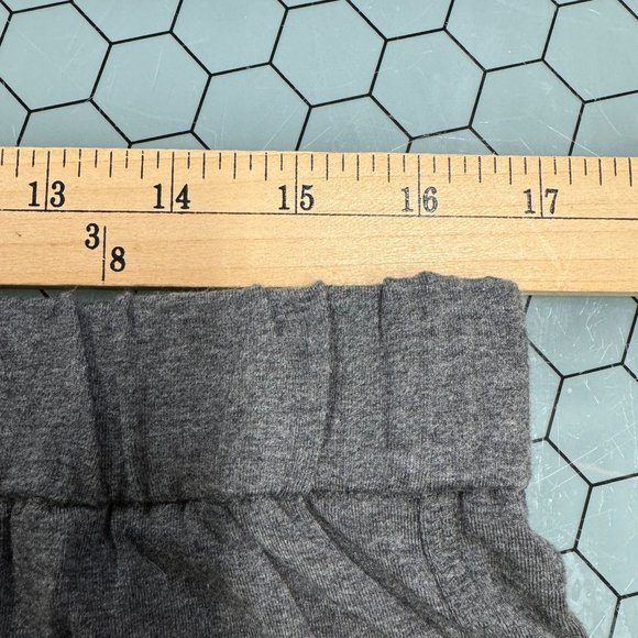 Eileen Fisher Capri Pants Womens LP Gray Pull On Stretch Elastic Soft Cuffed - Picture 4 of 10
